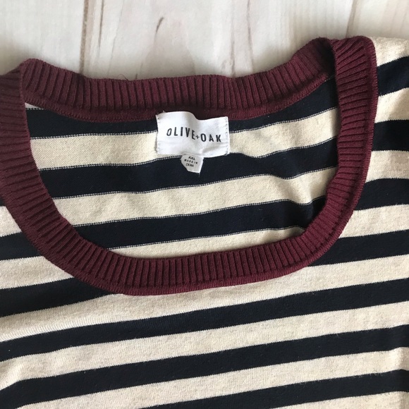 Olive & Oak Striped Sweater XXL - Picture 4 of 15